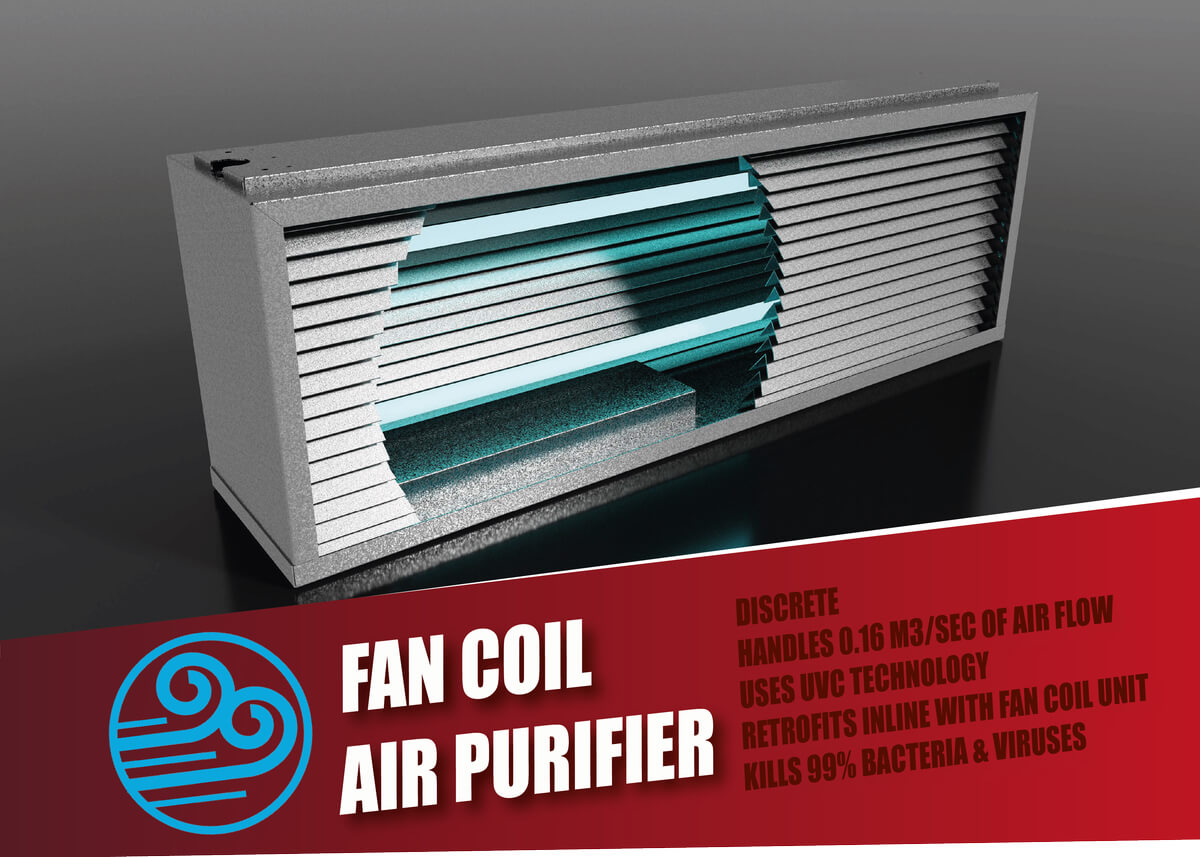 Fan Coil UVGI Air Purifier
